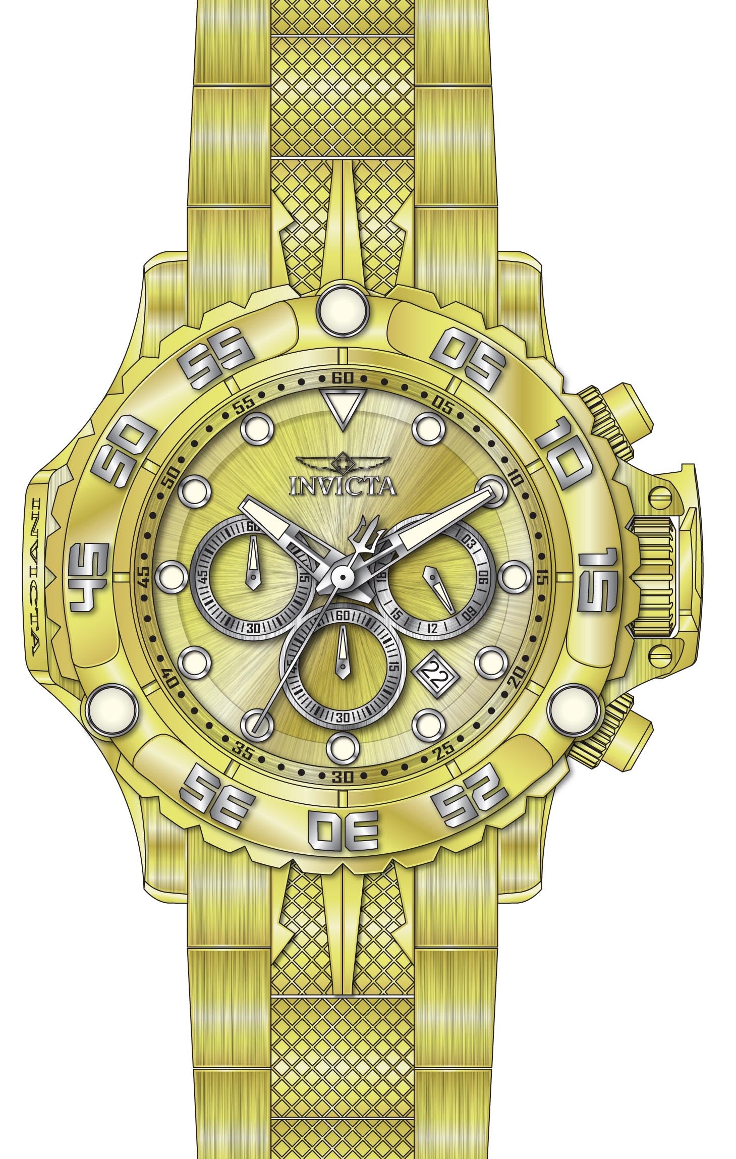 Parts For Invicta Subaqua Poseidon Men 47184