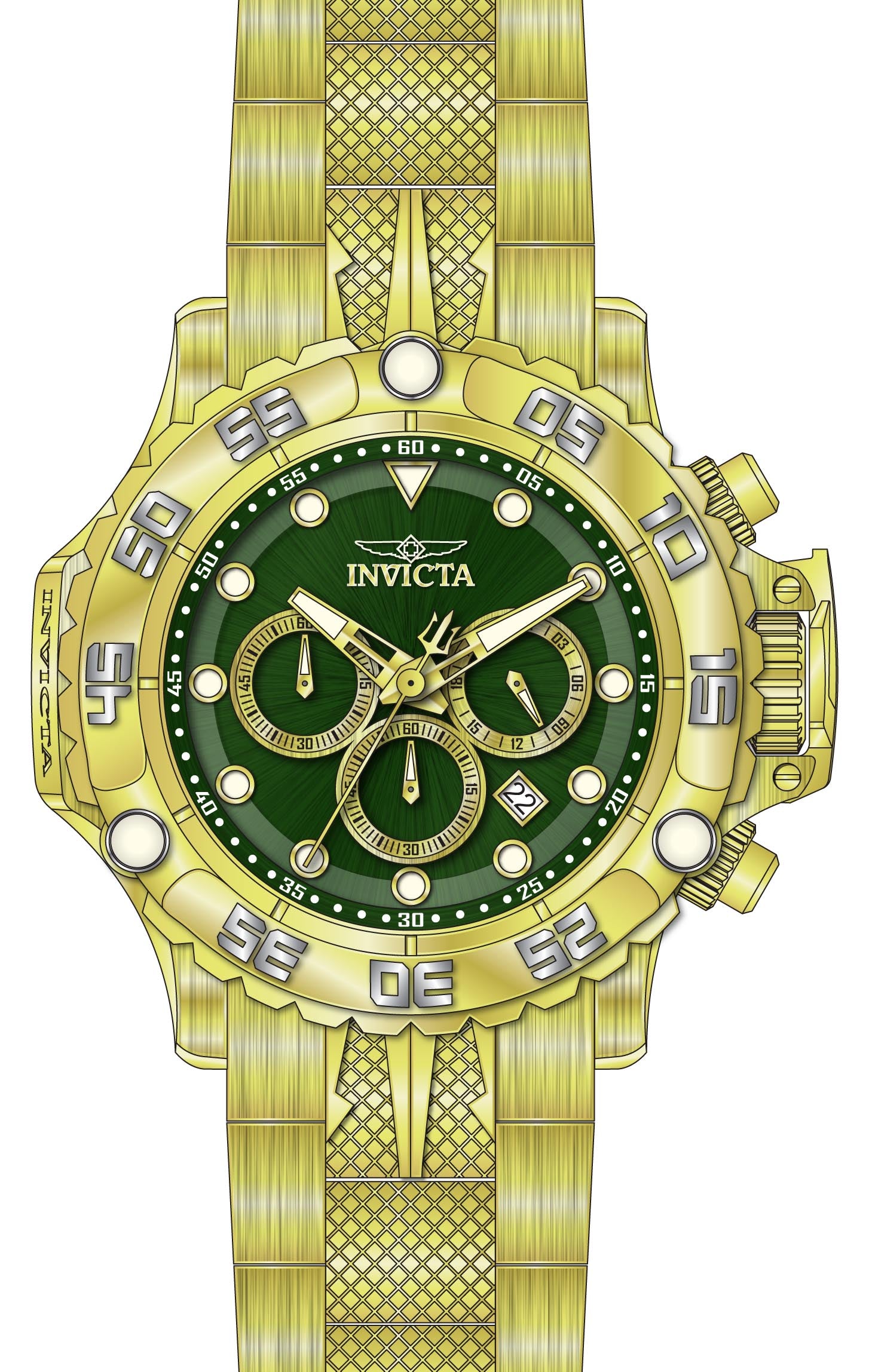 Band For Invicta Subaqua Poseidon Men 47185 Invicta Watch Bands