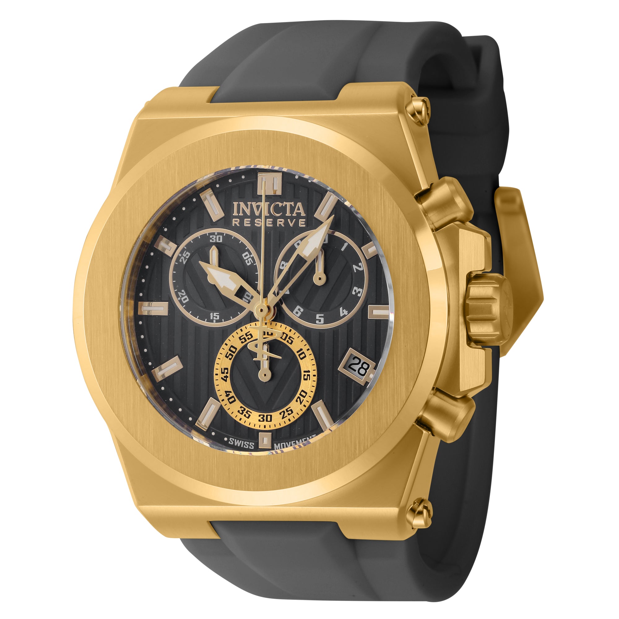 Band For Invicta Reserve Akula men 45243