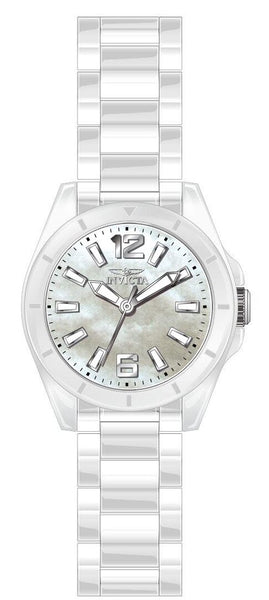R*mama　834444 ホワイトカラー Band For Invicta Ceramics Lady 47314 - Invicta Watch Bands
