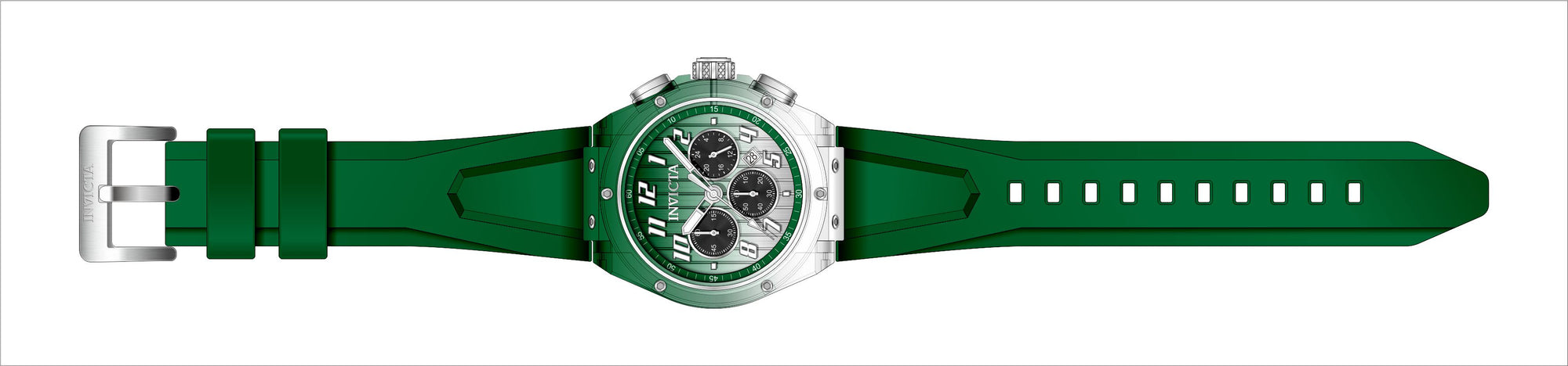 Band For Invicta S1 Rally  Men 47351