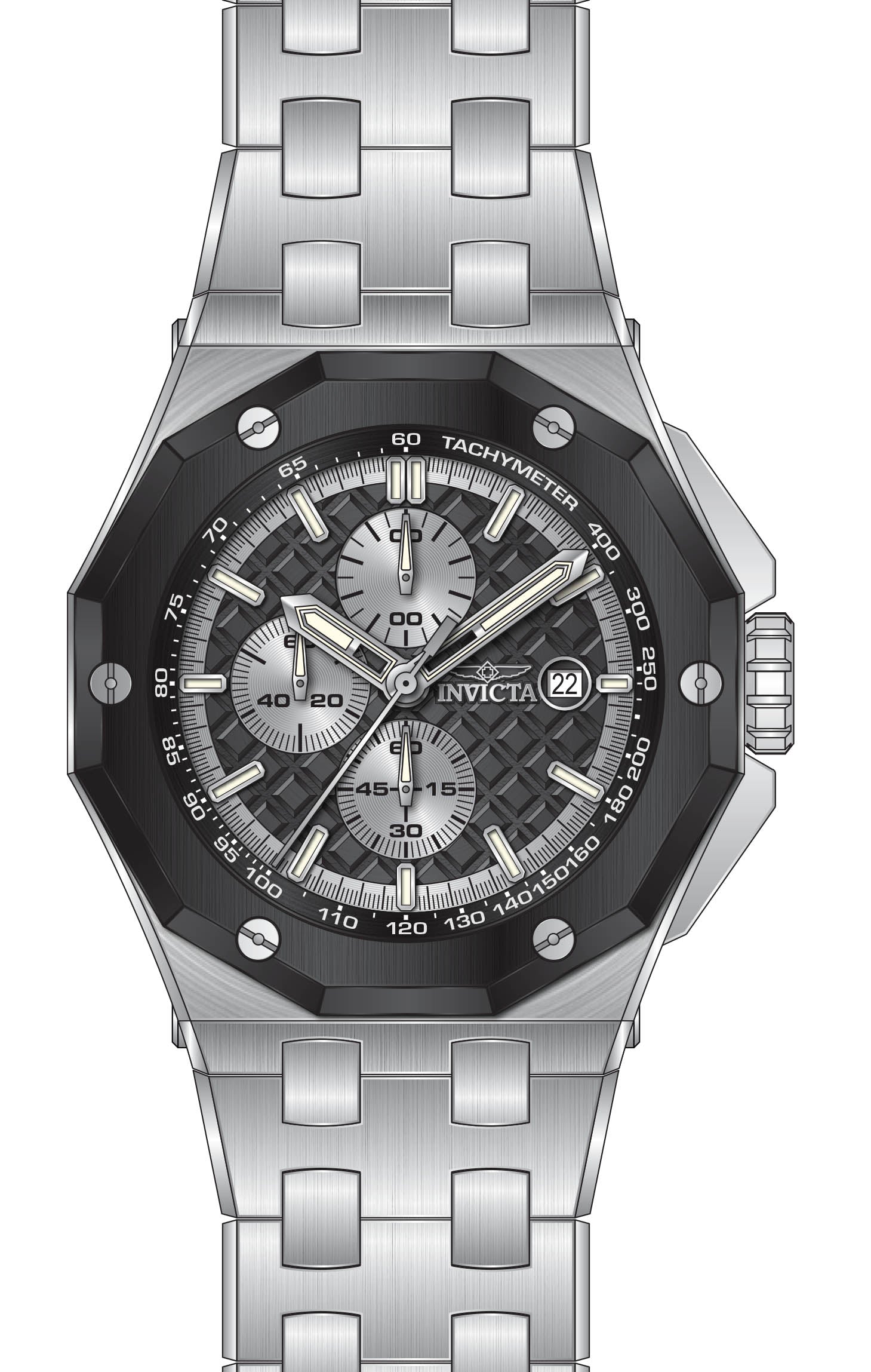 Parts For Invicta Akula  Men 47390