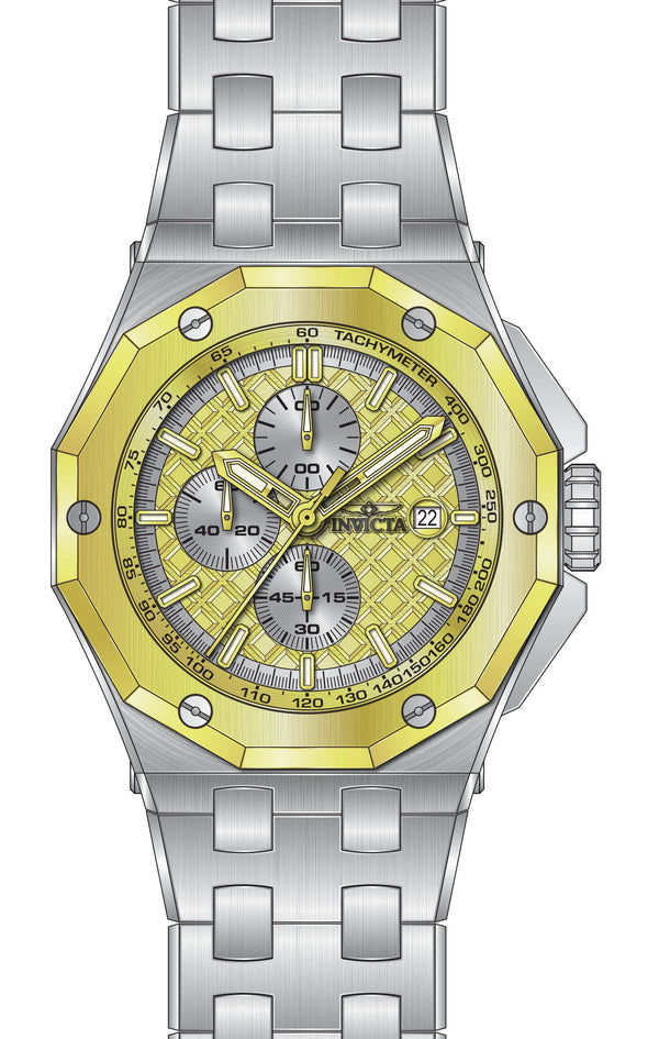 Band For Invicta Akula Men 47393 - Invicta Watch Bands