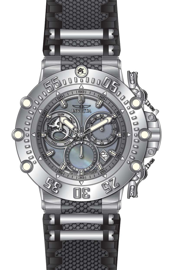 Band For Invicta Subaqua Men 47612 - Invicta Watch Bands