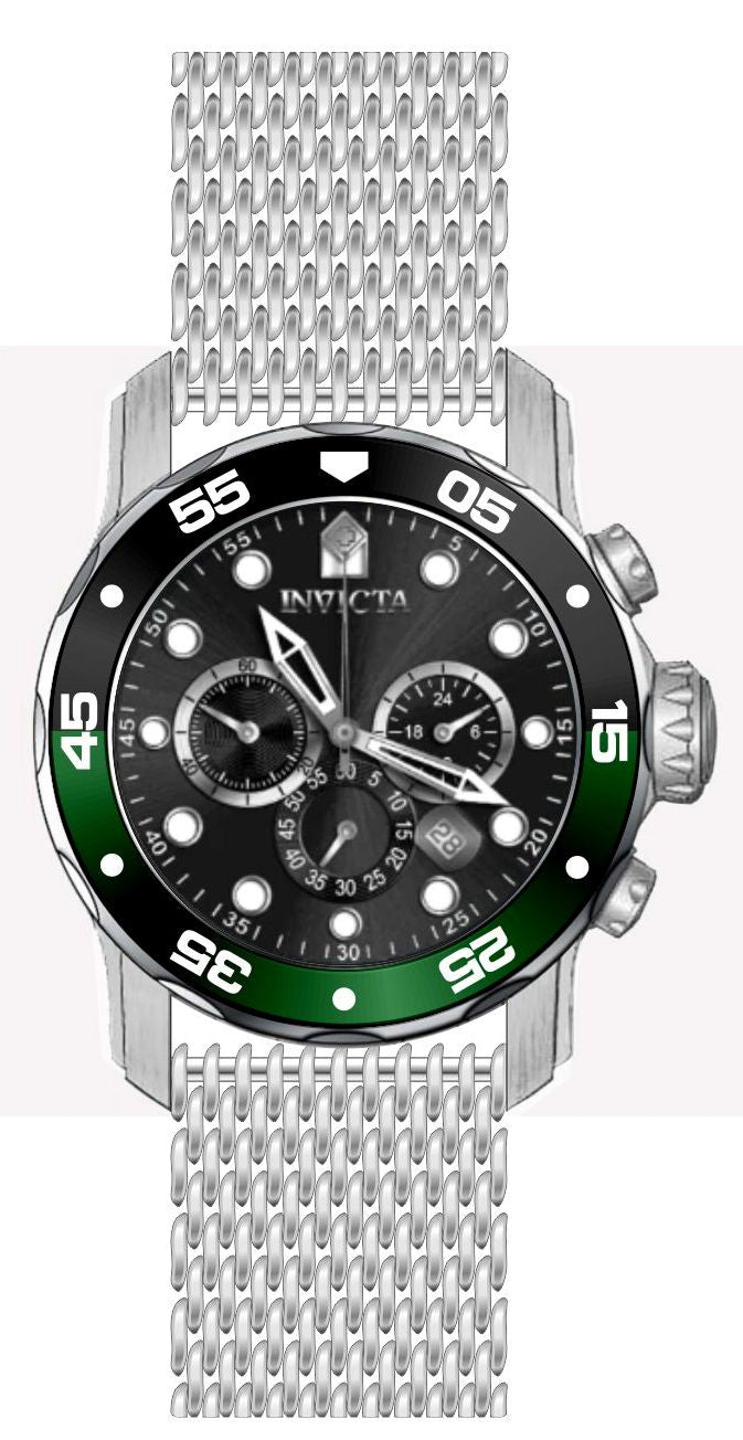 Band For Invicta Pro Diver  Men 47631
