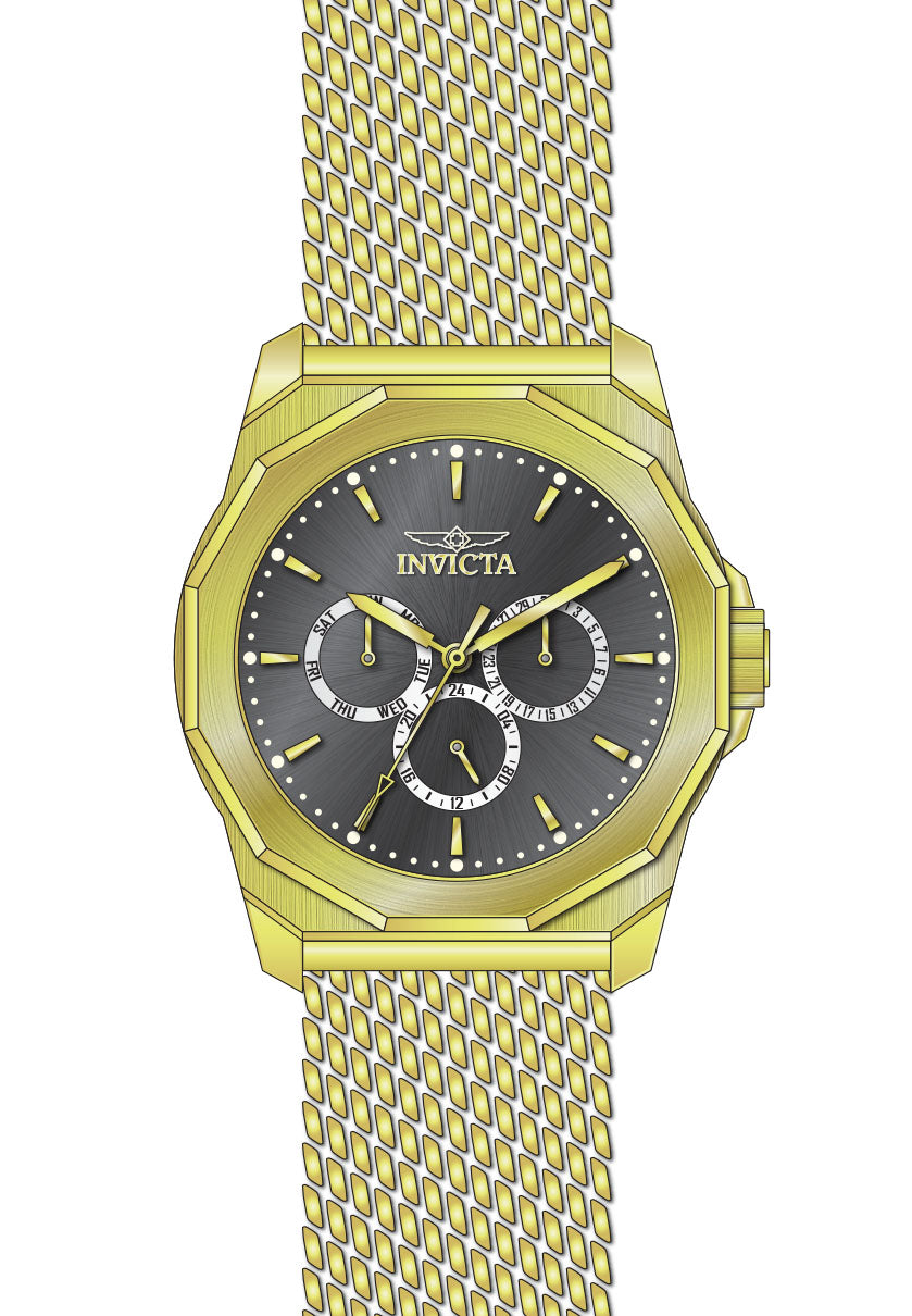 Band For Invicta Specialty  Unisex 47636