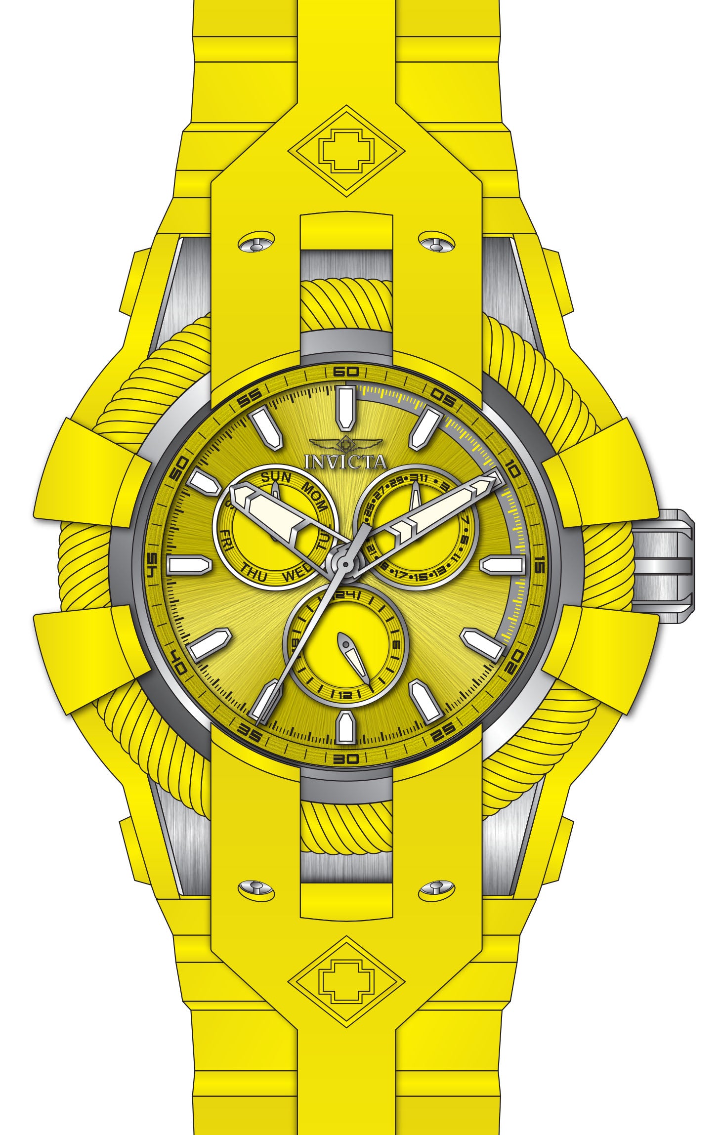 Band For Invicta Bolt  Men 47835