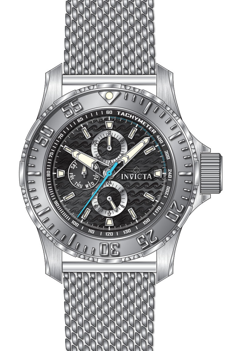 Band For Invicta Vintage  Men 48010