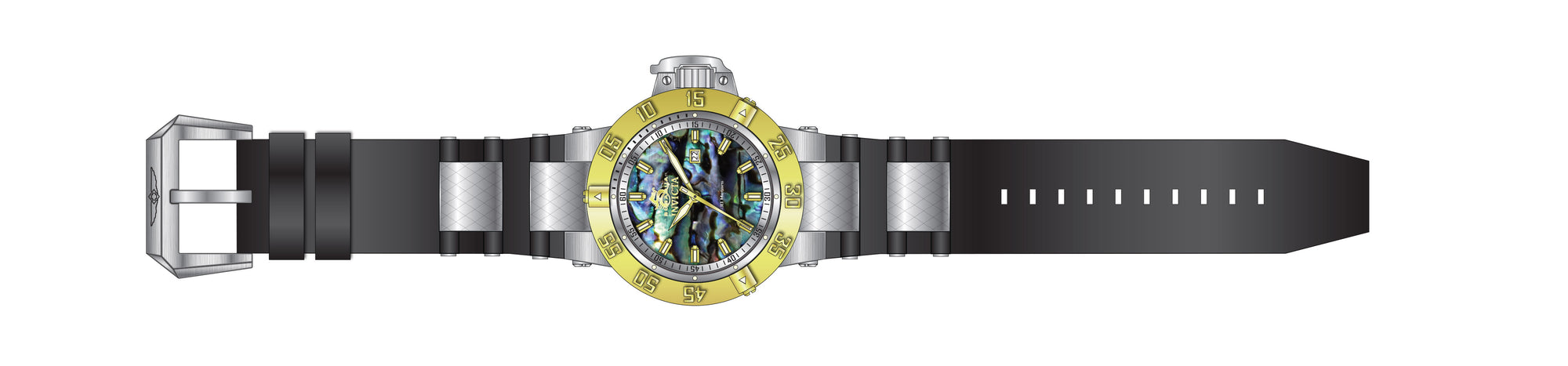 Band For Invicta Subaqua Noma III Men 46456