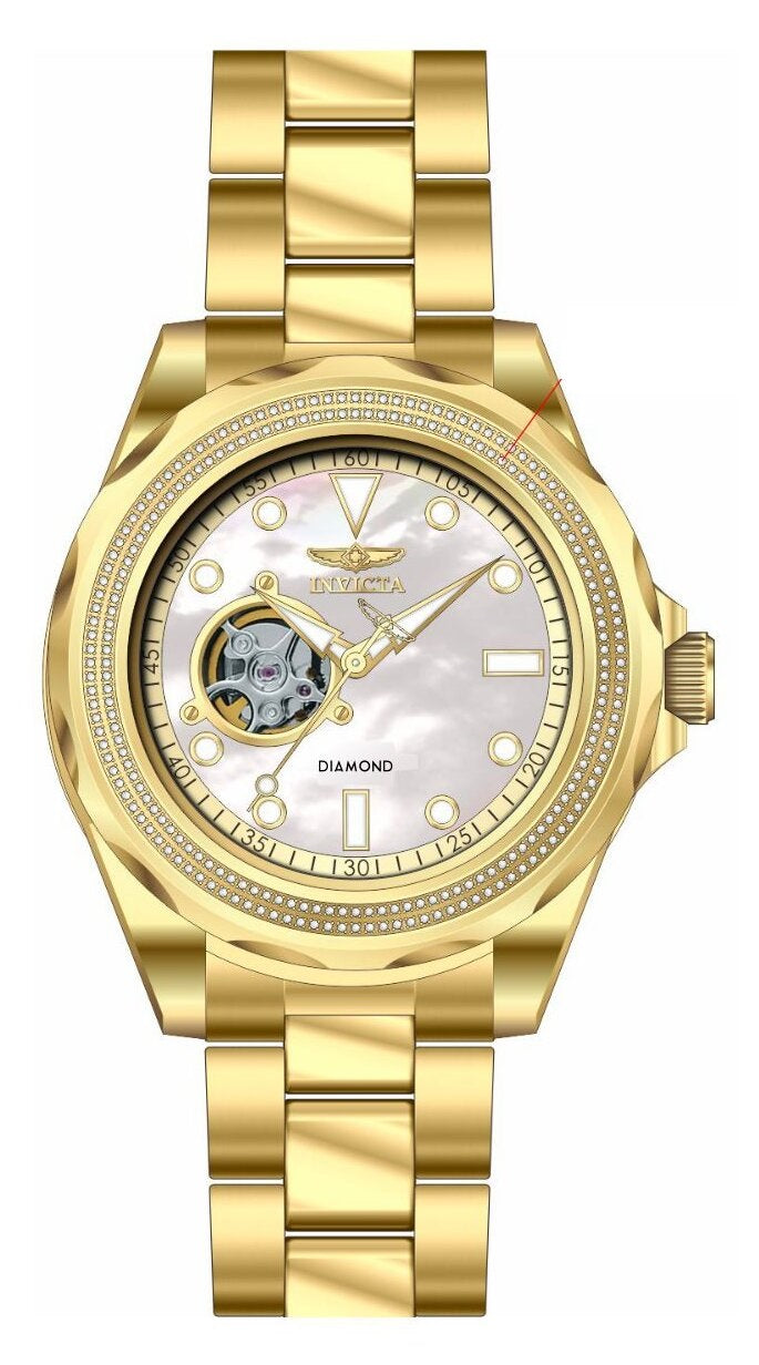 Band For Invicta Elite Diamond  Men 48774