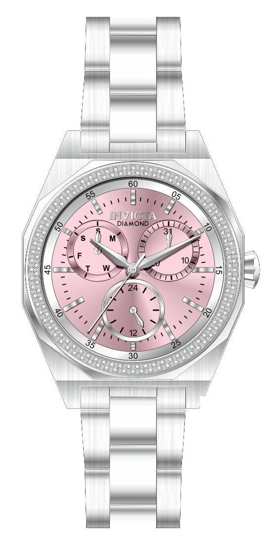 Band For Invicta Elite Diamond Lady 48781 - Invicta Watch Bands