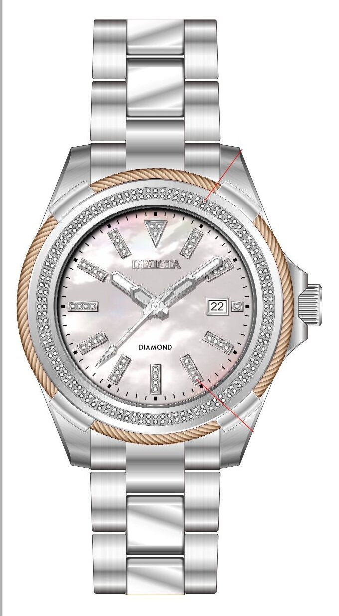 Parts For Invicta Elite Diamond  Men 48786