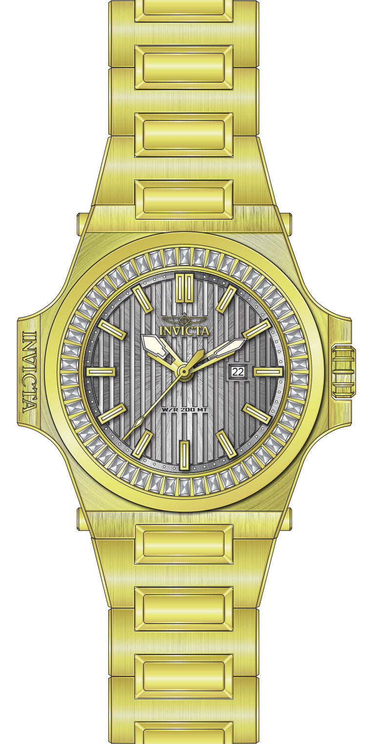 Band For Invicta Akula  Men 49136