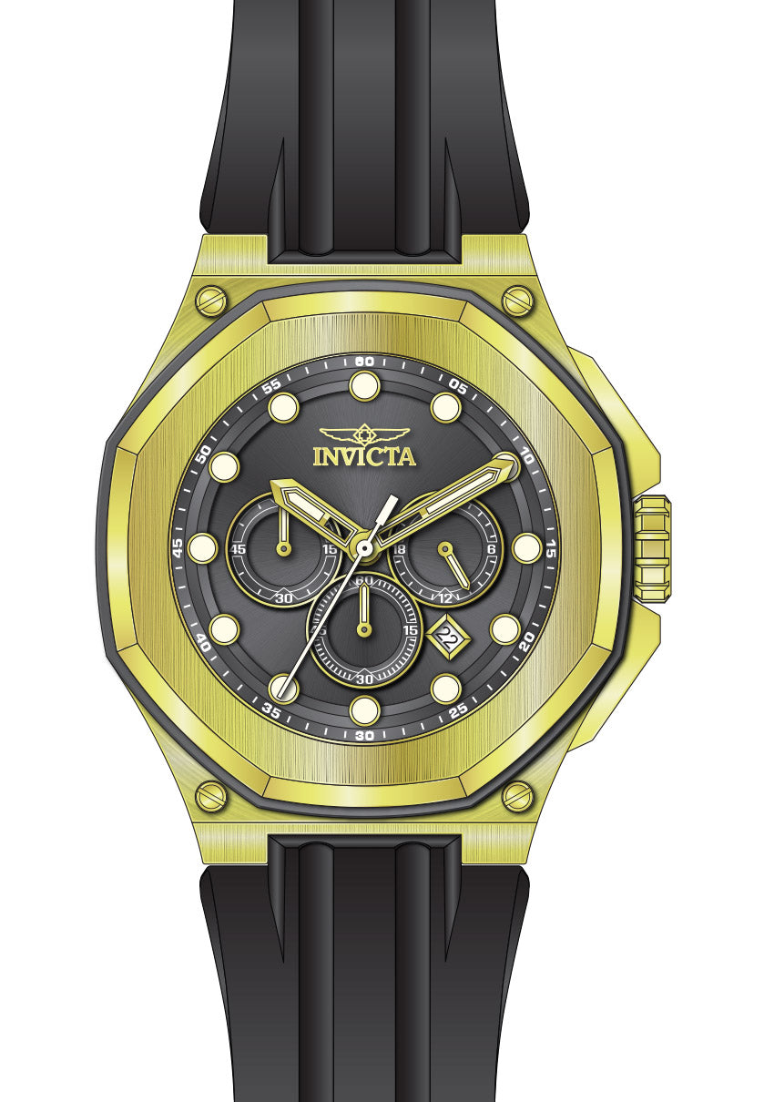 Band For Invicta Akula  Men 49142