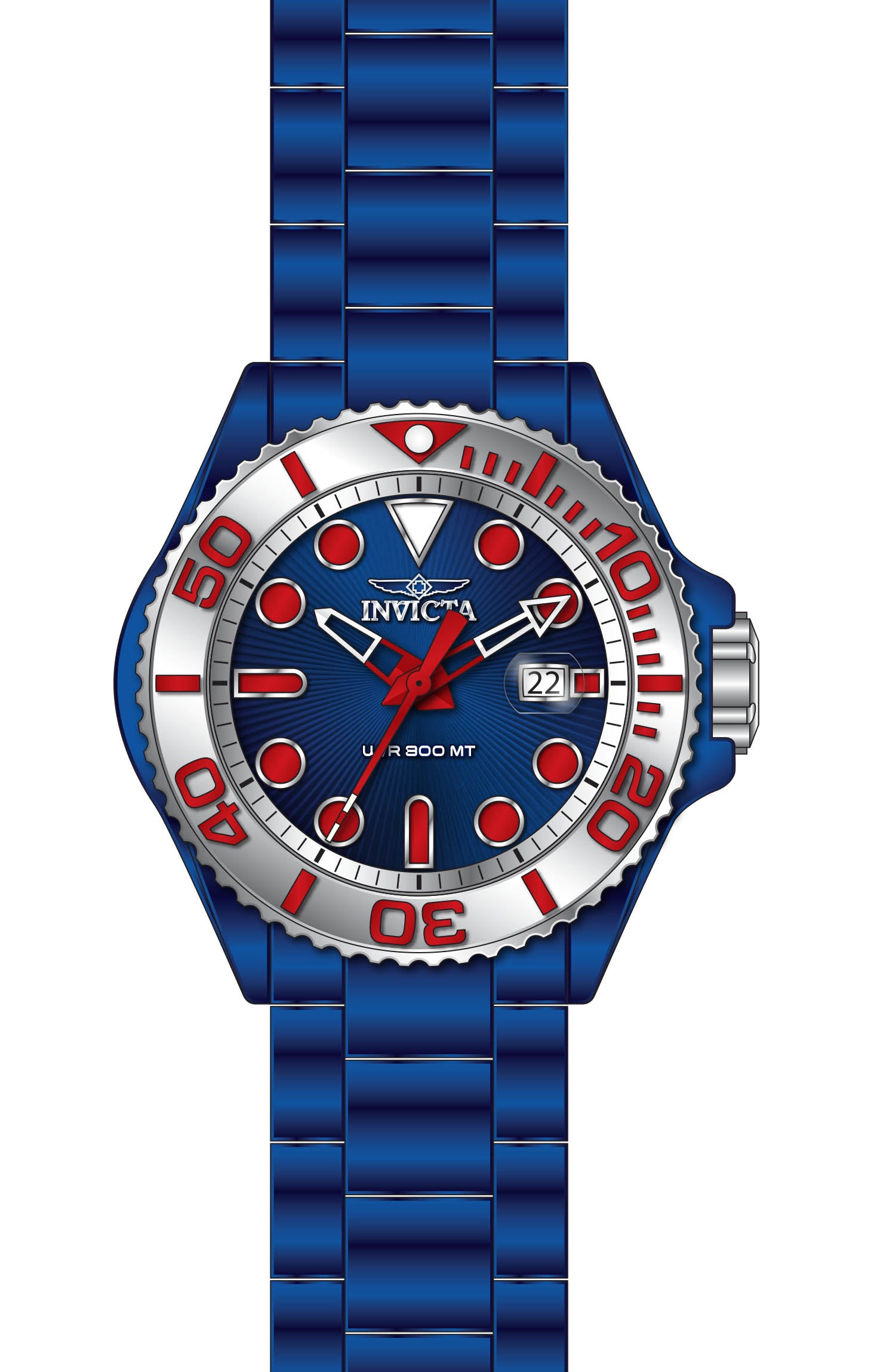 Band For Invicta Grand Diver  Men 49481