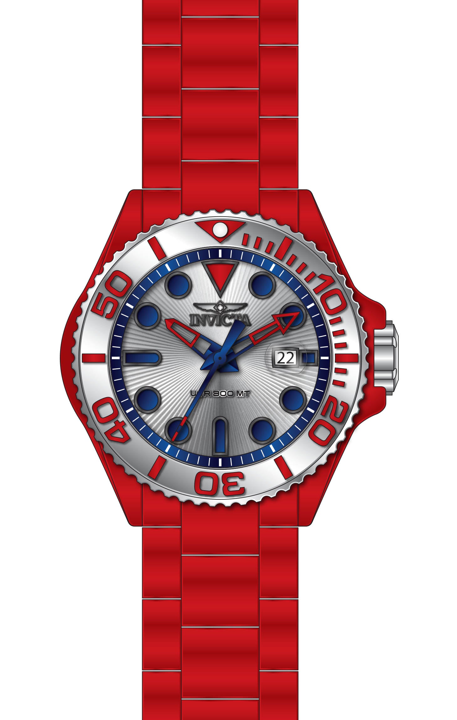 Band For Invicta Grand Diver  Men 49482