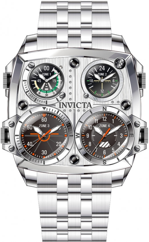 Band For Invicta Aviator Zulu Time Men 49605