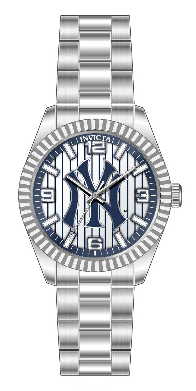 Band For Invicta MLB New York Yankees Men 49862