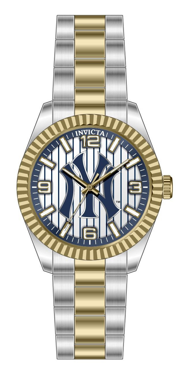 Band For Invicta MLB New York Yankees Men 49863
