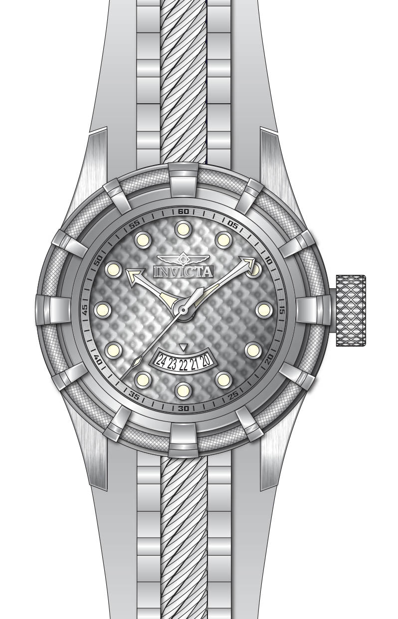 Band For Invicta Bolt  Men 50054