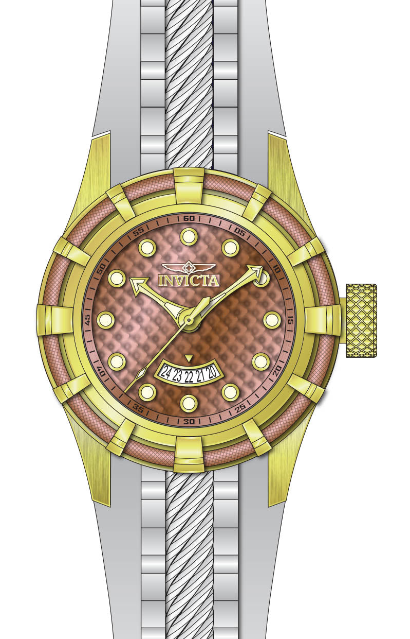 Band For Invicta Bolt  Men 50057
