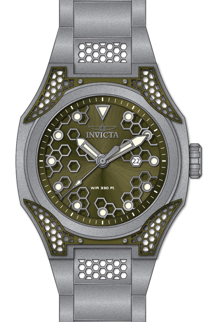 Band For Invicta Akula  Men 50072