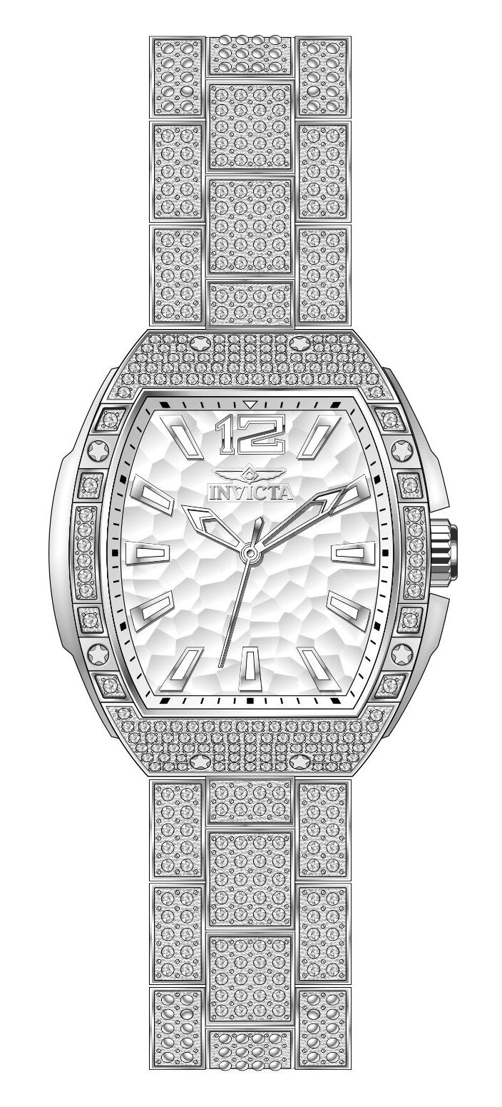 Band For Invicta Celestial  Men 50198