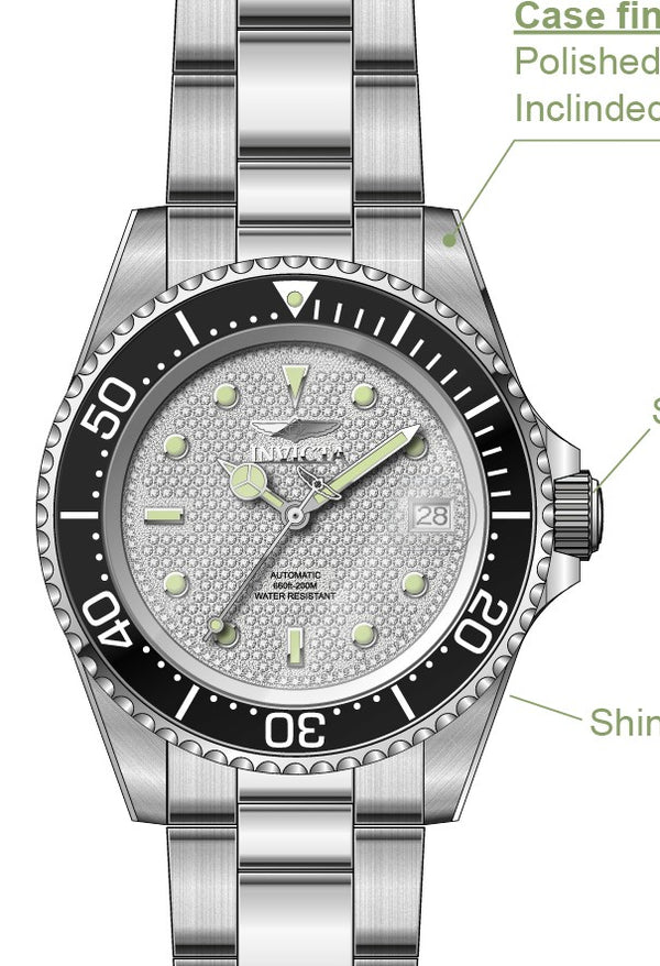 Parts For Invicta Pro Diver Men 50278 - Invicta Watch Bands