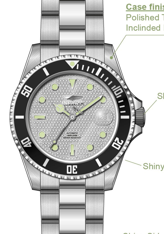 Parts For Invicta Pro Diver  Men 50282