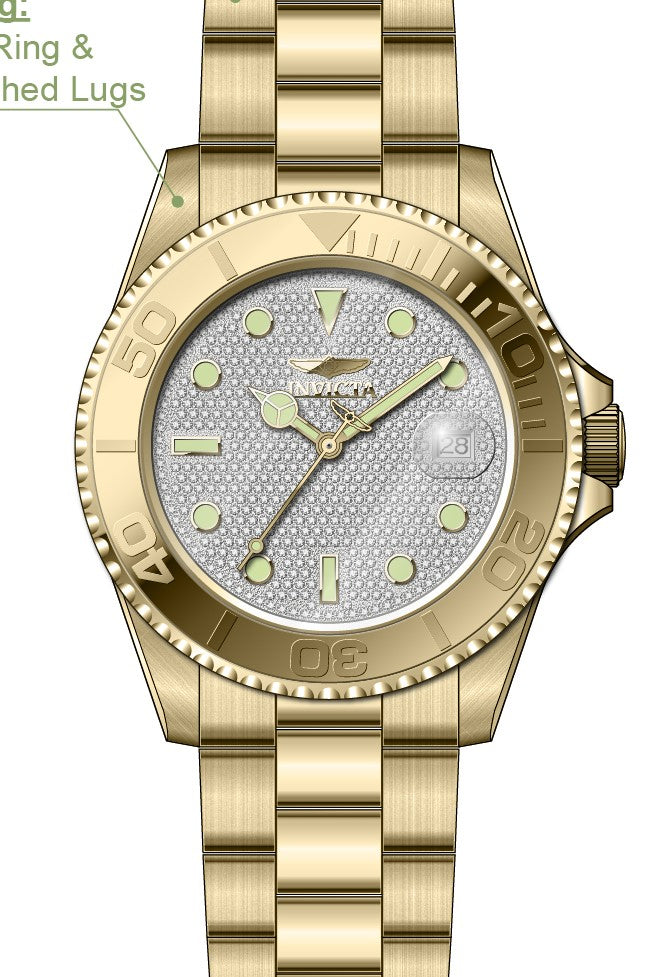 Parts For Invicta Pro Diver  Men 50284