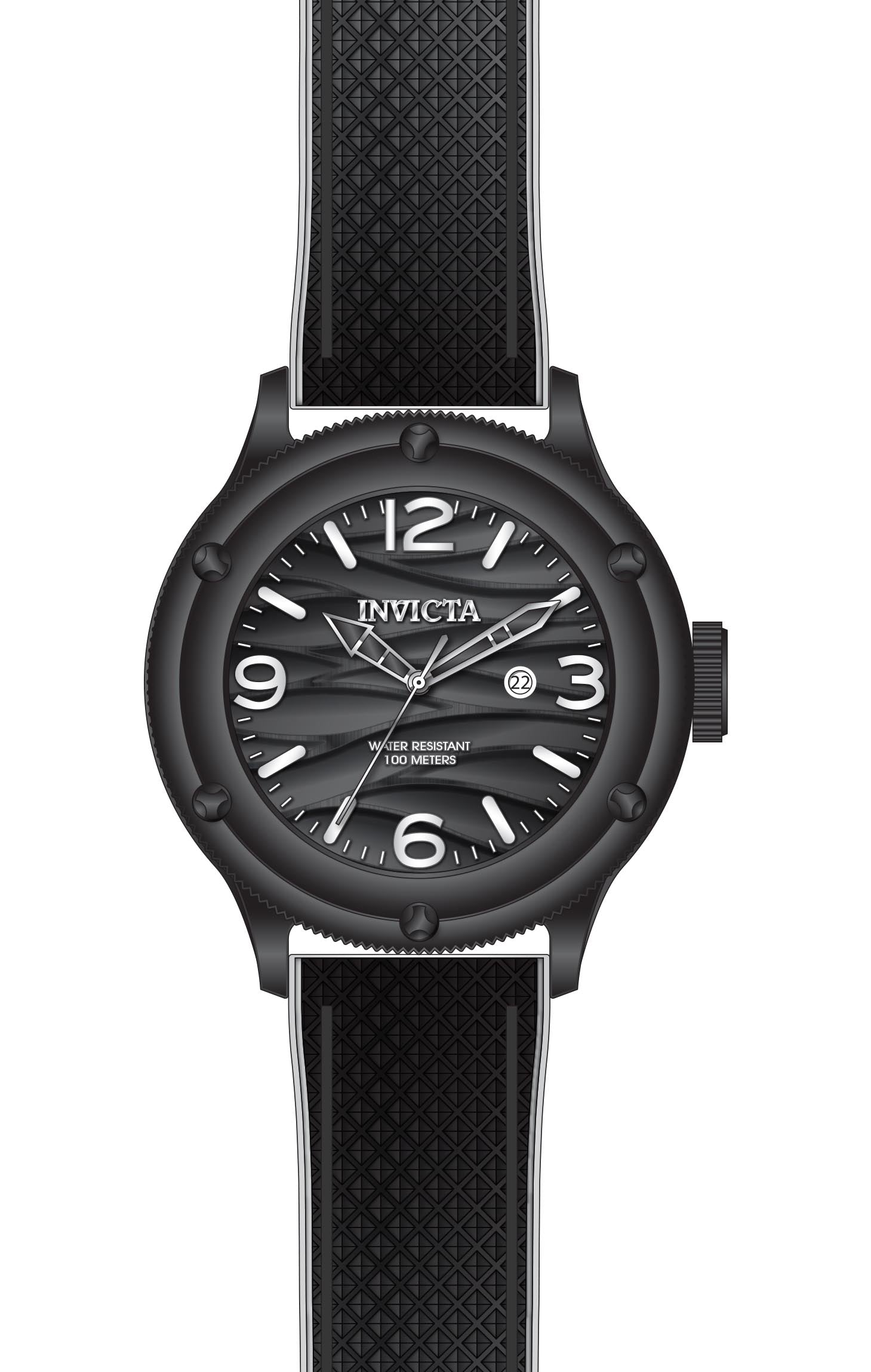 Band For Invicta Pro Diver  Men 50309