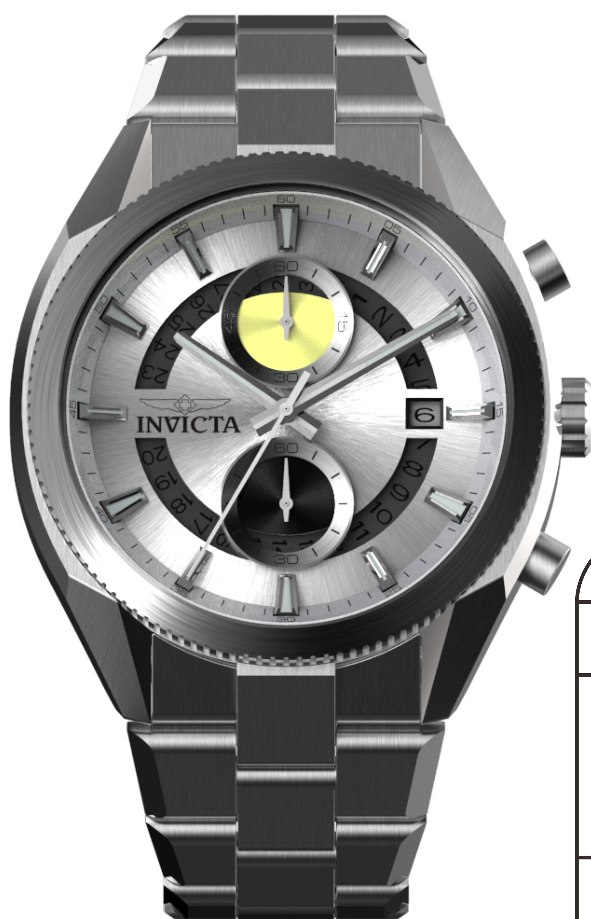 Band For Invicta Speedway  Men 50437
