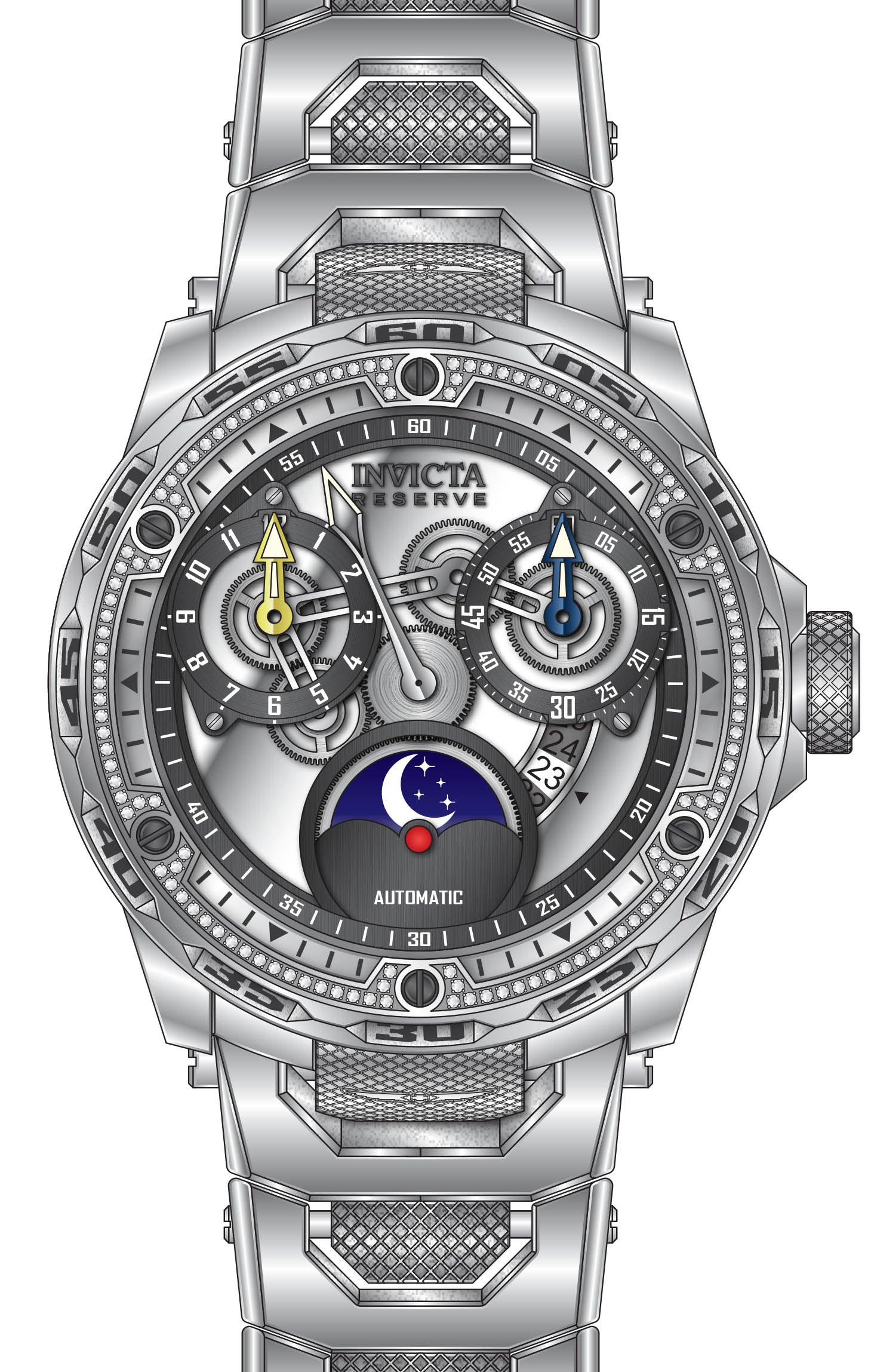 Band For Invicta Reserve  Men 50438