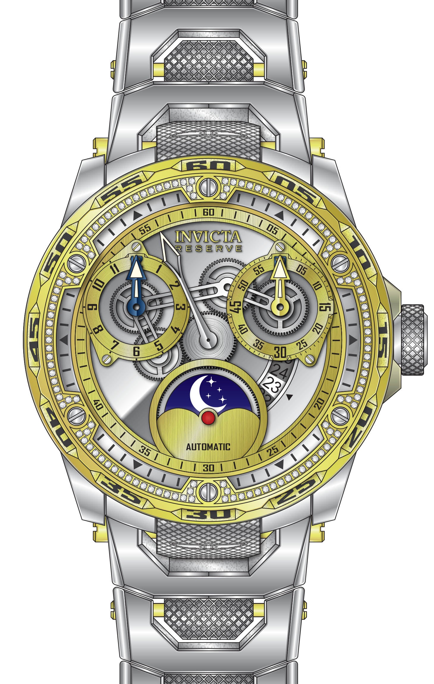 Band For Invicta Reserve  Men 50440