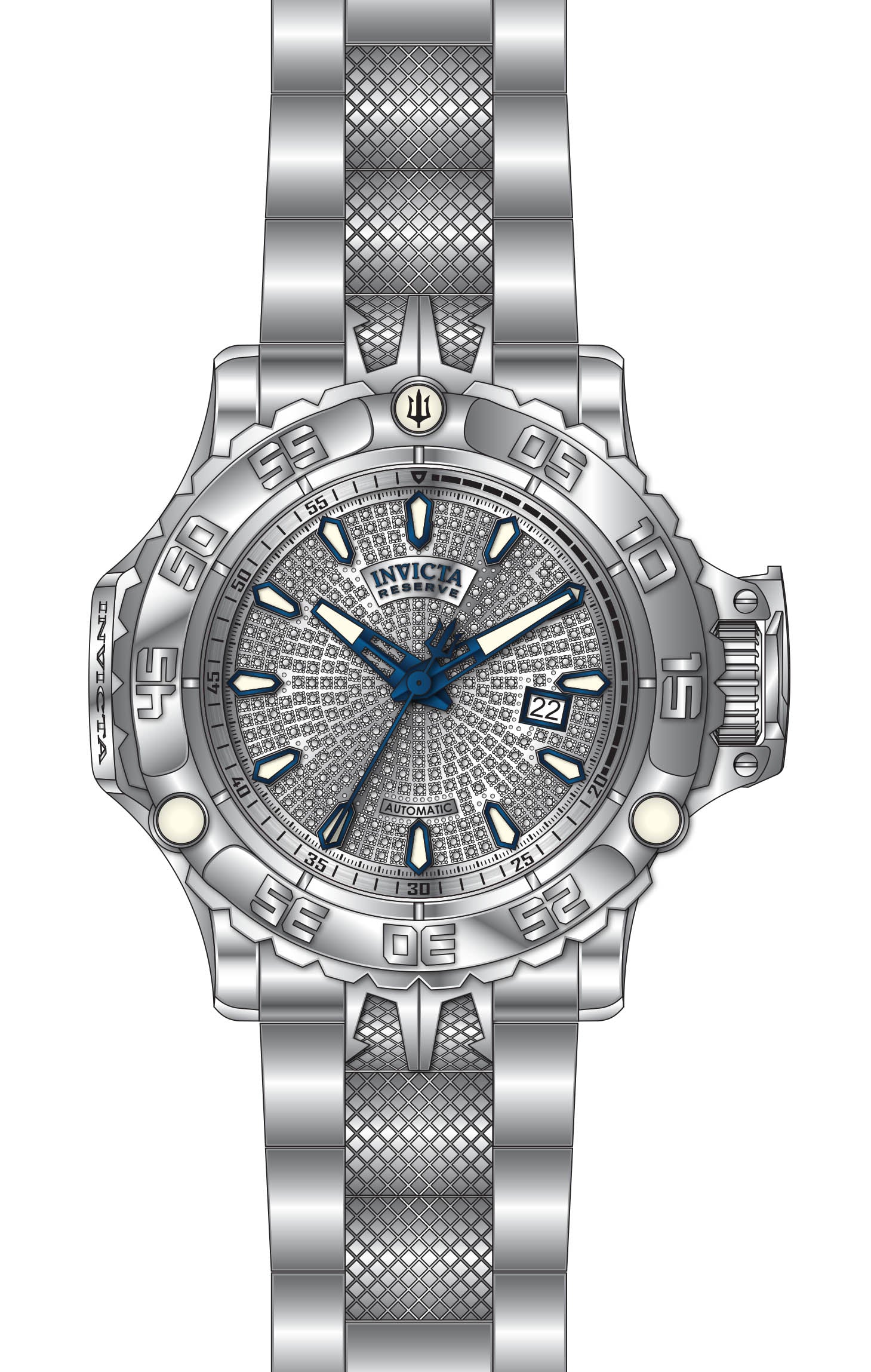 Parts For Invicta Reserve Poseidon Men 50447