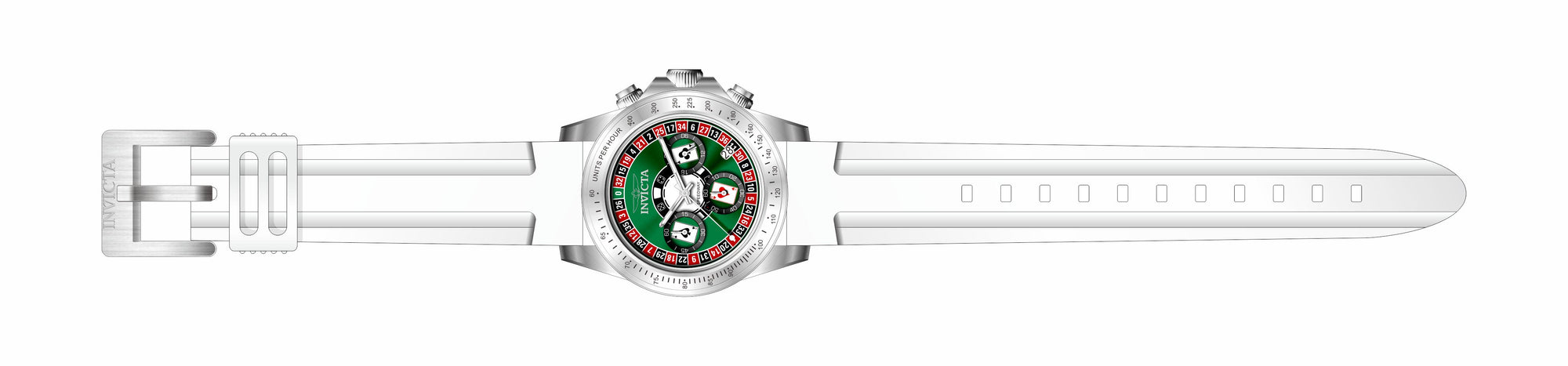 Band For Invicta Speedway  Men 50493