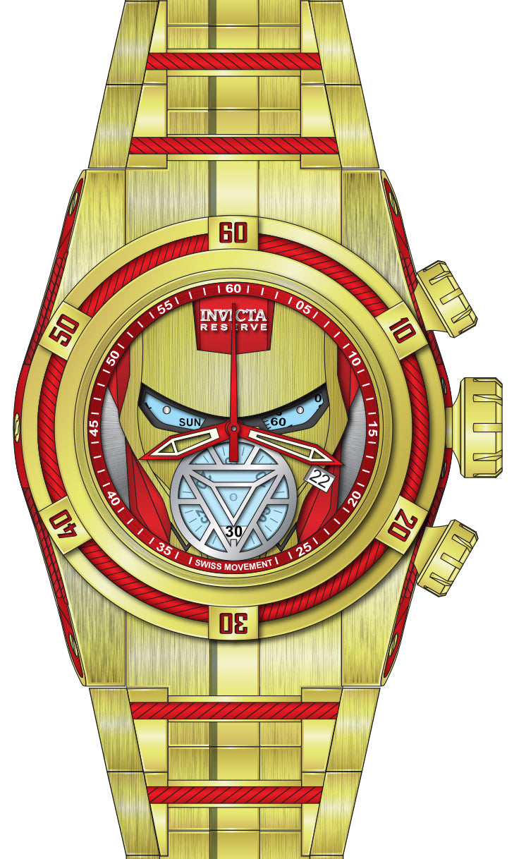 Band For Invicta Reserve Bolt Zeus Men 50737