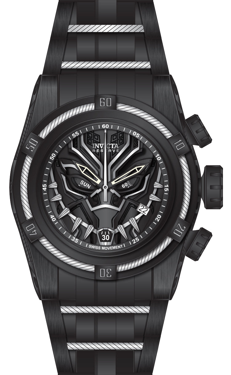 Band For Invicta Reserve Bolt Zeus Men 50740