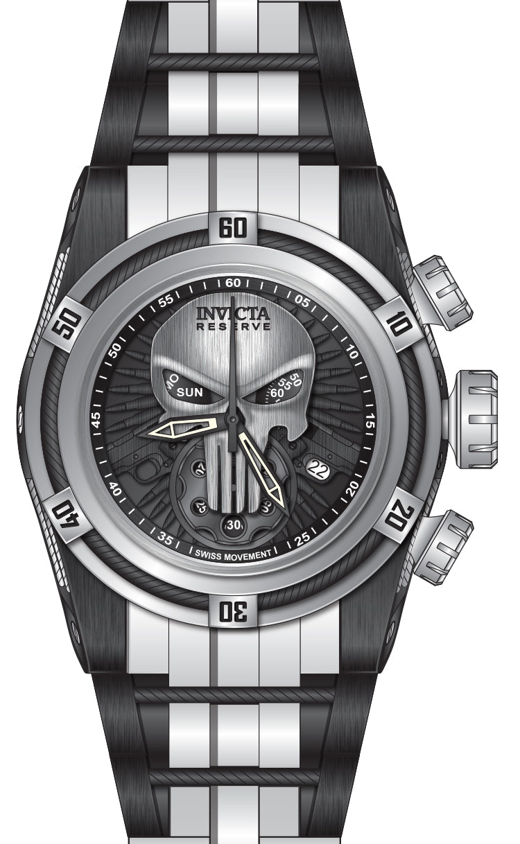 Band For Invicta Reserve Bolt Zeus Men 50741