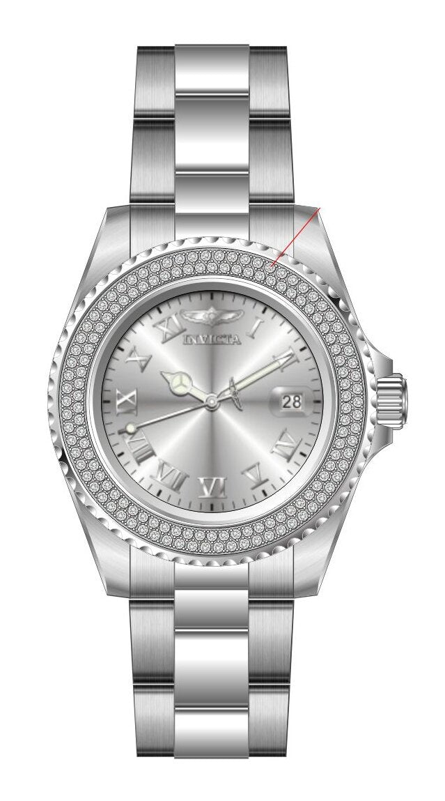 Band For Invicta Elite Diamond  Men 51151