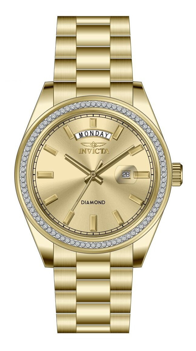 Band For Invicta Elite Diamond  Men 51365