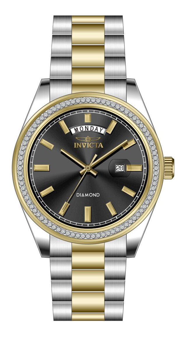 Band For Invicta Elite Diamond  Men 51366
