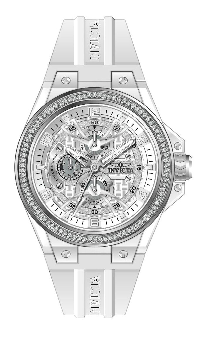 Band For Invicta Elite Diamond  Men 51669