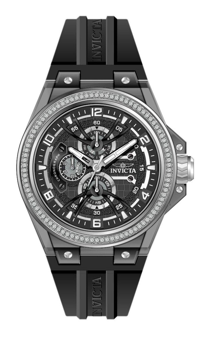 Band For Invicta Elite Diamond  Men 51672