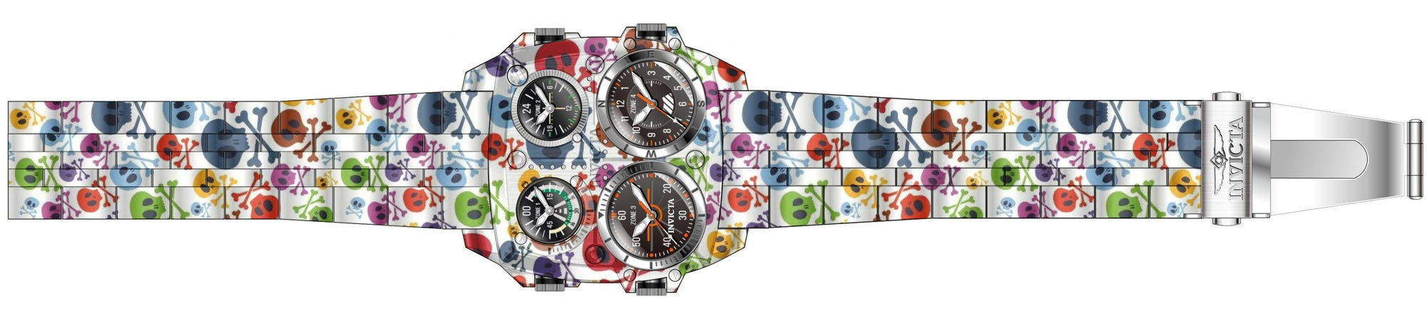 Band For Invicta Aviator Zulu Time Men 51793
