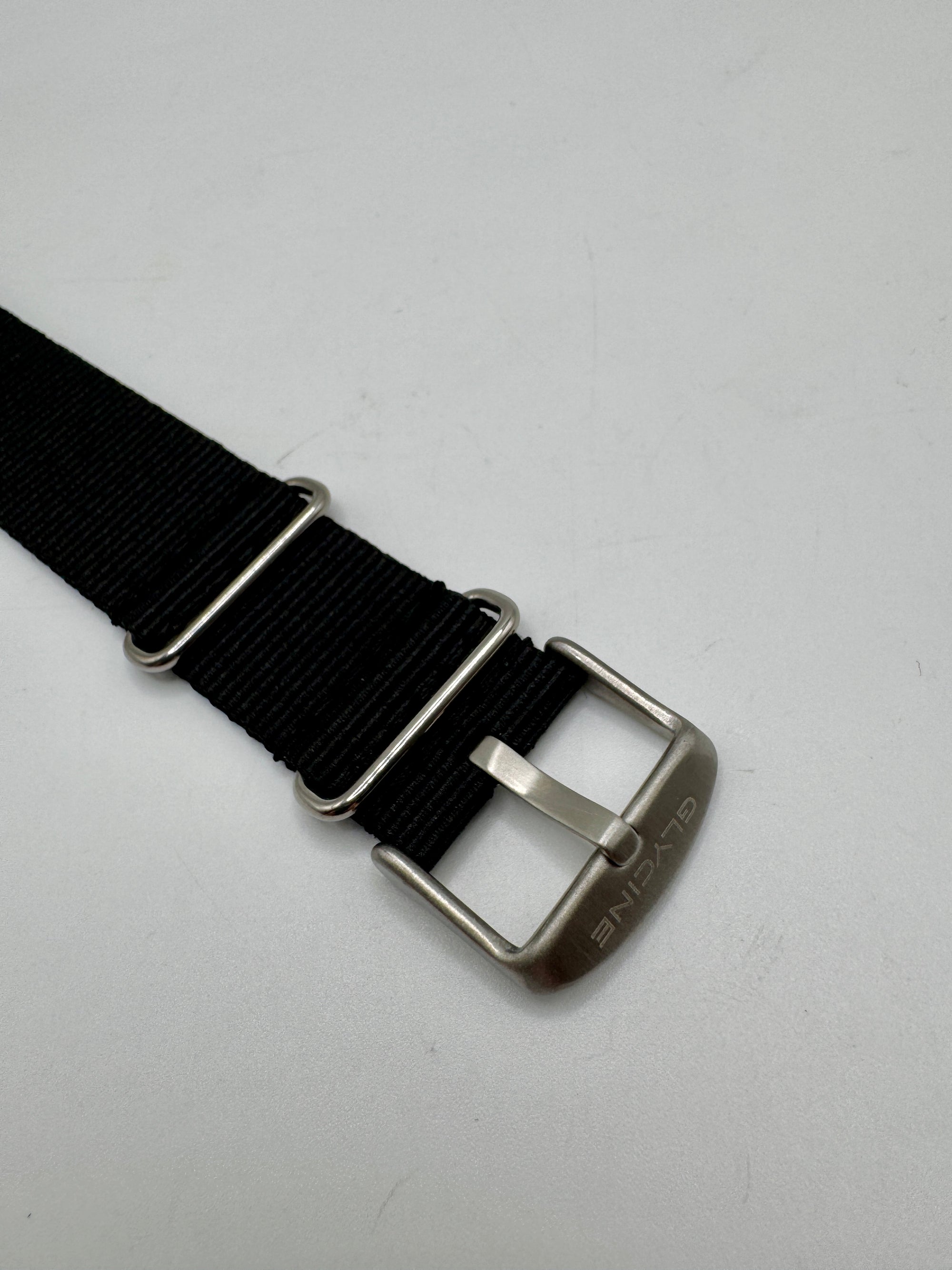 Band for Glycine 22mm Nylon Black