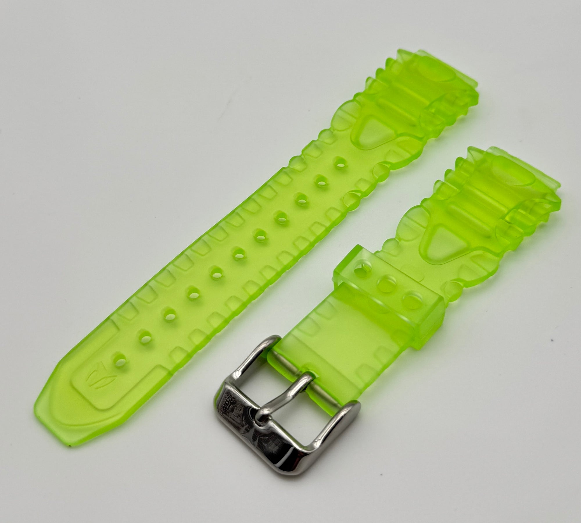 Band for TechnoDiamond/TechnoDiamond Sport DTMS14-9112 Transparent Green