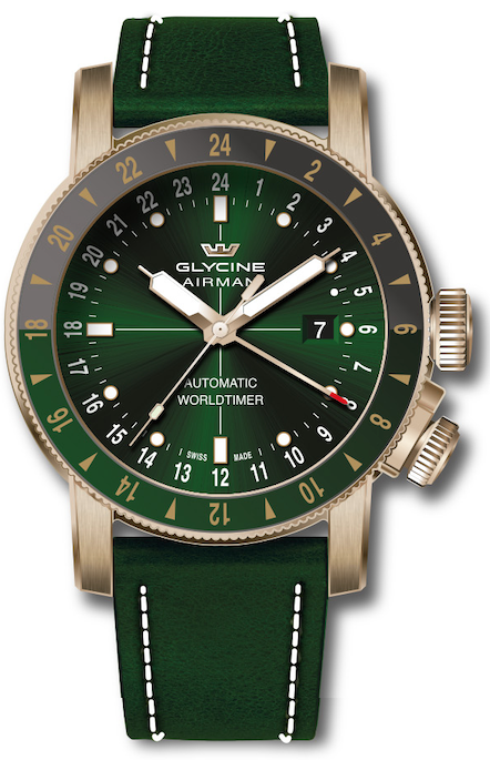 Band For Glycine Airman  44 Bronze GMT Automatic GL0550