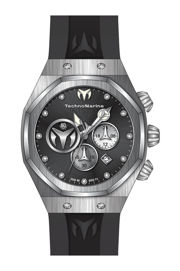 Band for Technomarine Reef Sun TM-520000 - Invicta Watch Bands