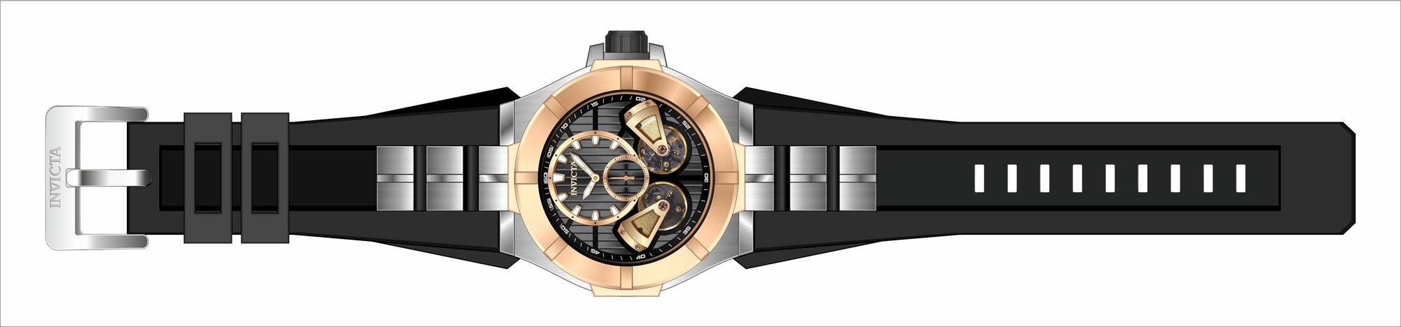 Band for Invicta Sea Hunter Men 31448